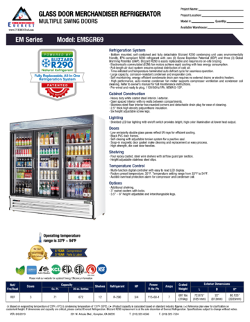 Spec Sheet Document