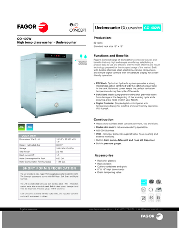 Spec Sheet Document