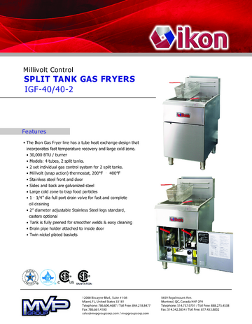 Spec Sheet Document