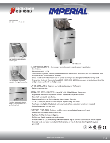 Spec Sheet Document