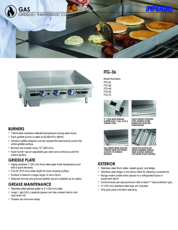Spec Sheet Document