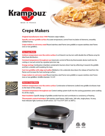 Spec Sheet Document