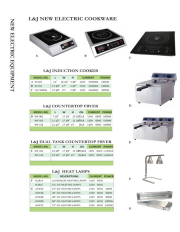 Spec Sheet Document