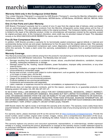 Warranty Document