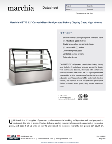 Spec Sheet Document