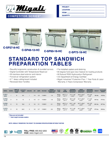 Spec Sheet Document
