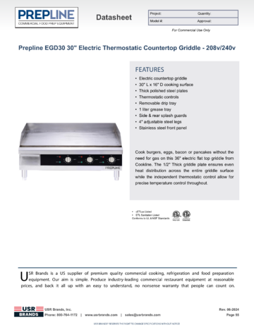 Spec Sheet Document