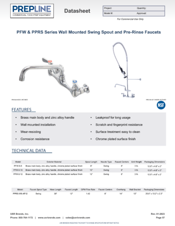 Spec Sheet Document
