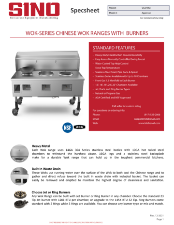 Spec Sheet Document