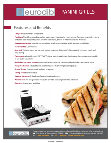 Spec Sheet Document