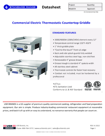 Spec Sheet Document