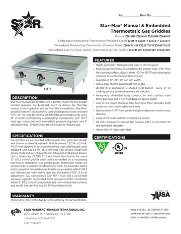 Spec Sheet Document