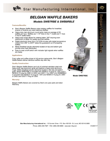Spec Sheet Document