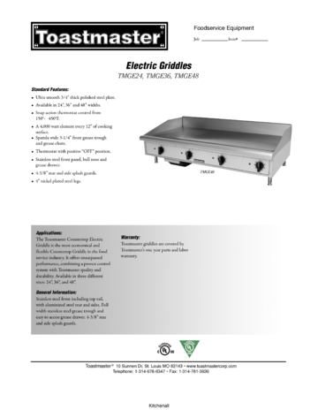 Spec Sheet Document