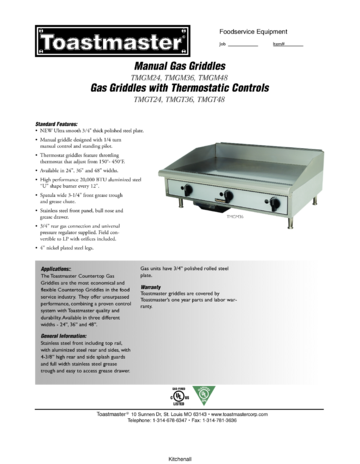 Spec Sheet Document