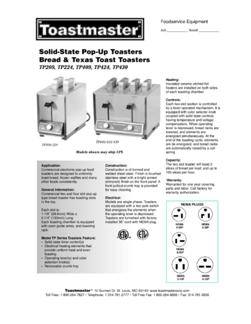 Spec Sheet Document