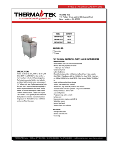Spec Sheet Document