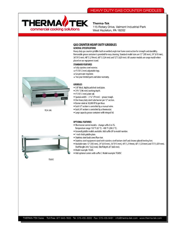 Spec Sheet Document
