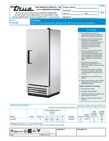 Spec Sheet Document