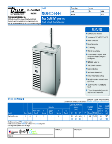 Spec Sheet Document