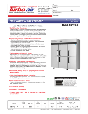 Spec Sheet Document
