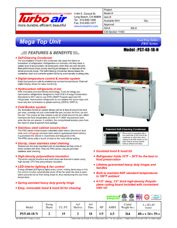 Spec Sheet Document