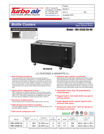 Spec Sheet Document