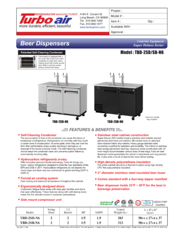 Spec Sheet Document