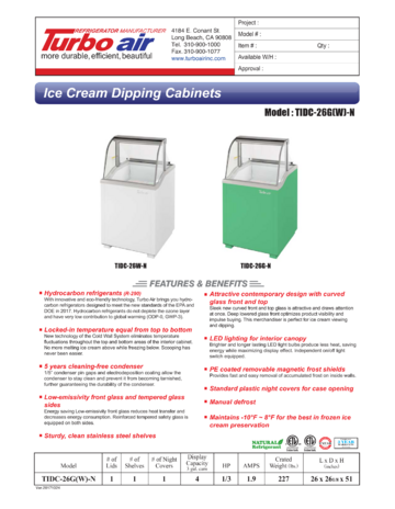Spec Sheet Document