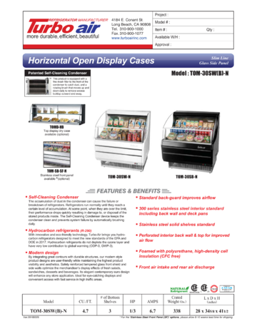 Spec Sheet Document