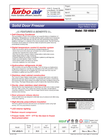 Spec Sheet Document
