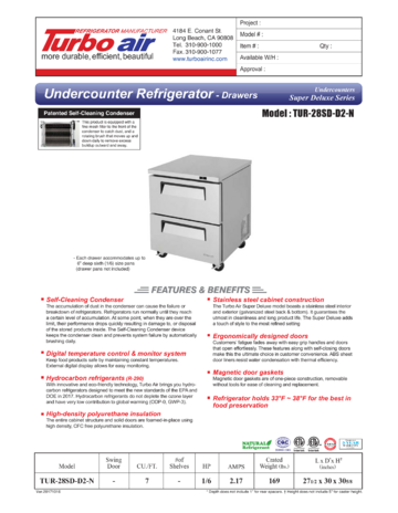 Spec Sheet Document