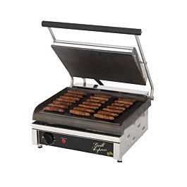 Star Grill Express GX14IS 14"x10" Smooth Plate Sandwich Grill Kitchenall