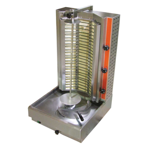 Cookline 4E Electric Vertical Gyro Shawarma Broiler, 120 lb. - 220/240v