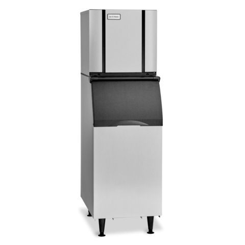 Ice-O-Matic CIM0520HA-B42PS 22" 561 lb. Half Cube Air Cooled Ice Machine with 351 lb. Storage Bin - Modular Self-Contained