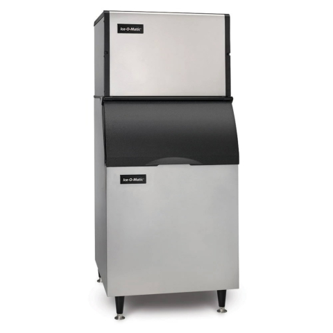Ice-O-Matic CIM0636FA-B55PS 30" 600 lb. Full Cube Air Cooled Ice Machine with 510 lb. Storage Bin - Modular Self-Contained