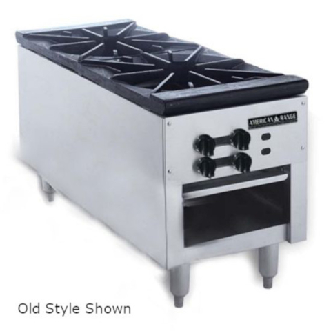 American Range SPSH-18-2-NG 18" Natural Gas 2 Burners Stock Pot Range - 180,000 BTU