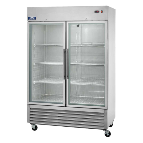 Arctic Air AGR49 54" Reach-In Refrigerator, 2 Glass Doors | 49 Cu. Ft.