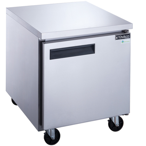 Dukers DUC29R 29" Single Solid Door Undercounter Worktop Refrigerator - 6.99 Cu. Ft.