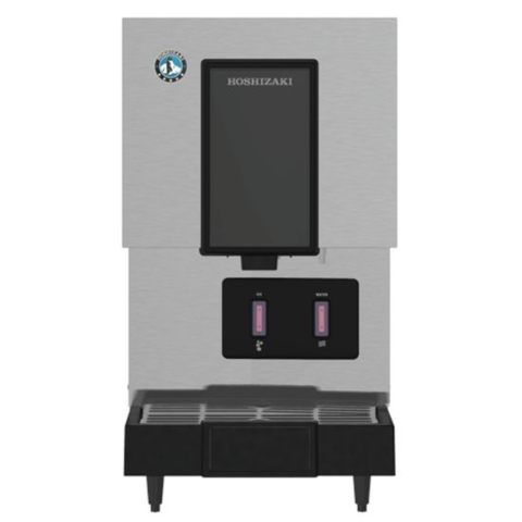 Hoshizaki DCM-271BAH-OS 17" 257 lb. Opti-Serve Series Air-Cooled Cubelet Ice Machine and Water Dispenser with 10 lb. Storage