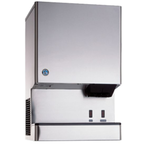 Hoshizaki DCM-300BAH-OS 26" 321 lb. Opti-Serve Series Air-Cooled Sanitary Cubelet Ice Machine/Water Dispenser with 40 lb. Storage