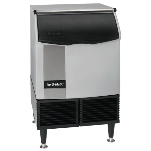 Ice-O-Matic ICEU220HA 24" 238 lb. Undercounter Half Cube Air Cooled Self-Contained Ice Maker w/ 74 lb. Bin
