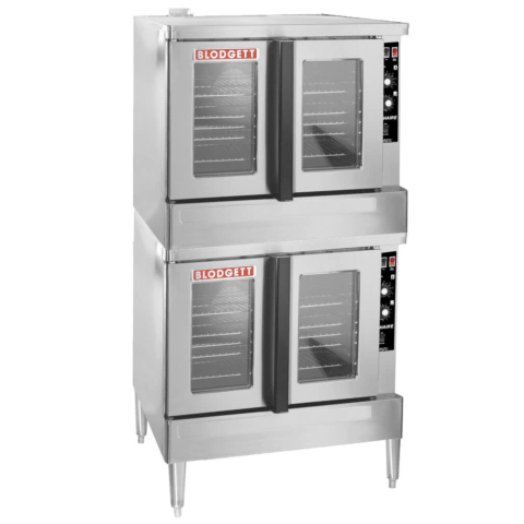 Blodgett Zephaire  ZEPH-100-G-DBL-NG Full Size Standard Depth Double Deck Convection Oven - Natural Gas - 100,000 BTU