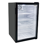 Unity U-CR4 21'' Black Countertop Display Refrigerated Merchandiser  - 4.6 cu ft.