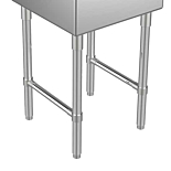 Removable "H" Shape Leg Cross Bracing for Prepline XSC Compartment Sinks