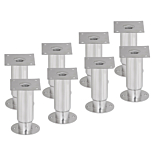 Prepline 6" Adjustable Flanged Seismic Legs for Refrigeration Units, Set of 8