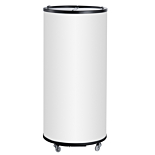 Unity U-BF2 White Barrel Merchandiser Freezer - 2 Cu.ft