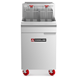 Cookline CF75-NG Commercial 75 lb Natural Gas Deep Fryer - 170,000 BTU