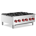 Cookline CHP-36-6 36" Commercial Gas Hot Plate w. Six Burners - 150,000 BTU