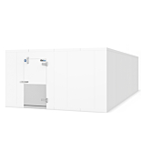 Coldline 14' x 20' Indoor Walk-in Refrigerator Cooler Box, With Floor, Door Shortside Right Hinged